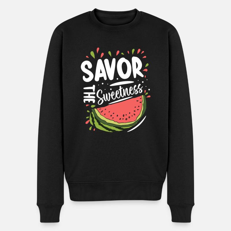 Melon Poison - Pull Premium bio Homme - noir