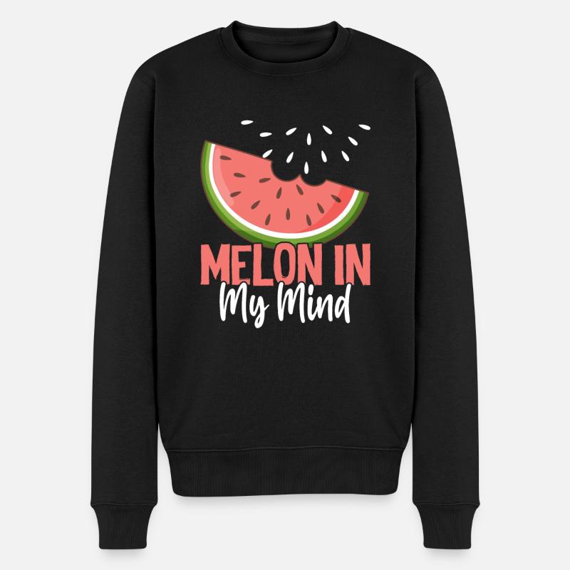 Melon Poison - Pull Premium bio Homme - noir