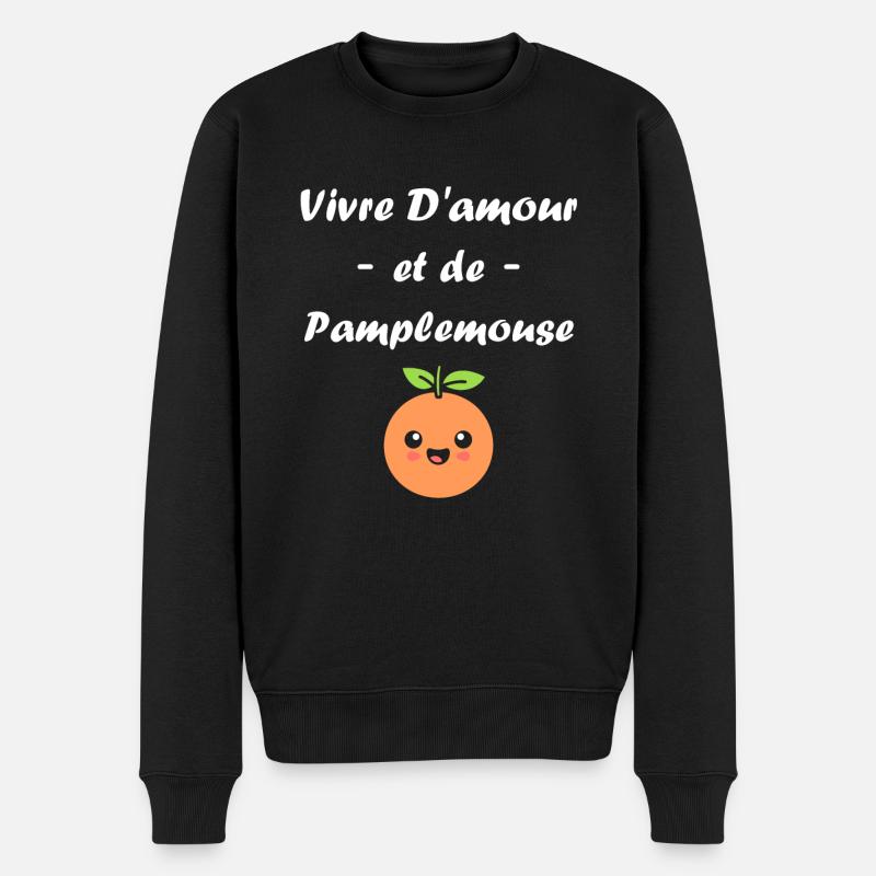 Humour Pamplemousse - Pull Premium bio Homme - noir