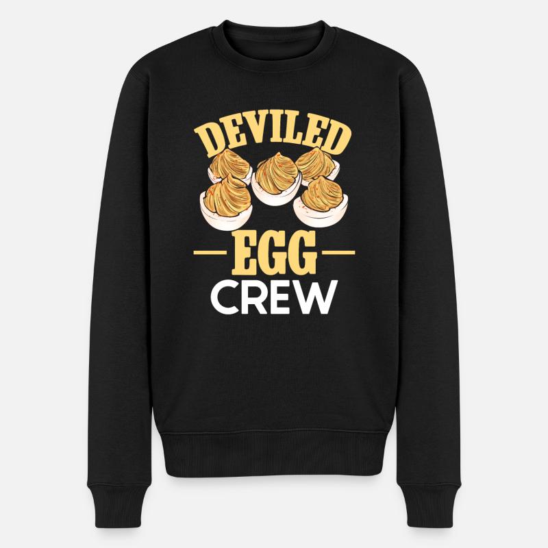 Stuffed Eggs Deviled Eggs - Men's Premium Organic Jumper - black