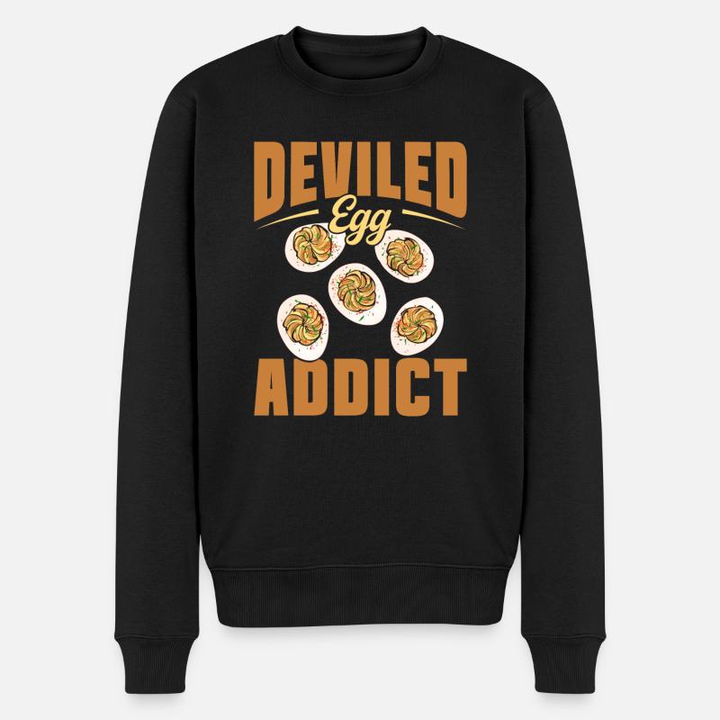 Stuffed Eggs Deviled Eggs - Men's Premium Organic Jumper - black