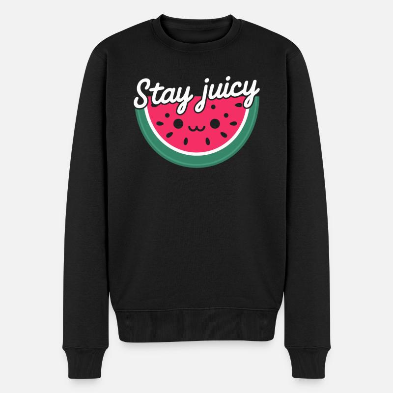 Melon Poison - Pull Premium bio Homme - noir