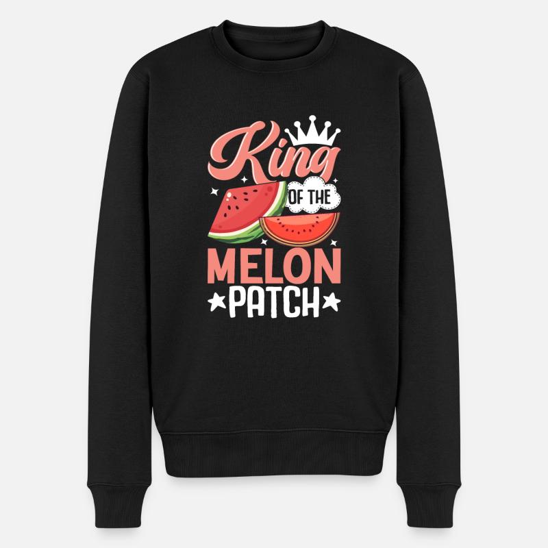 Melon Poison - Pull Premium bio Homme - noir