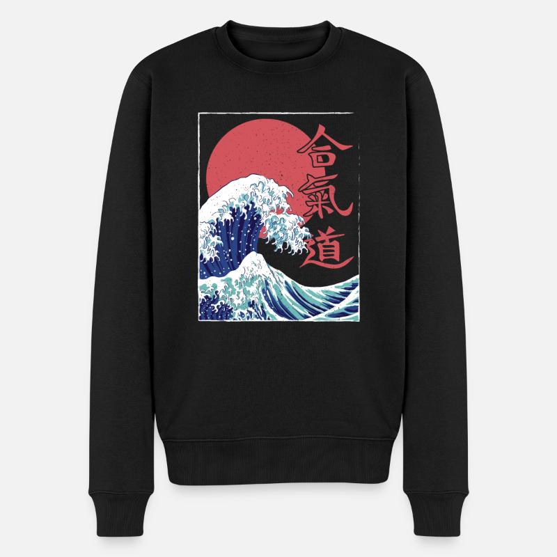 Cadeau d’arts martiaux d’Aïkido - Pull Premium bio Homme - noir
