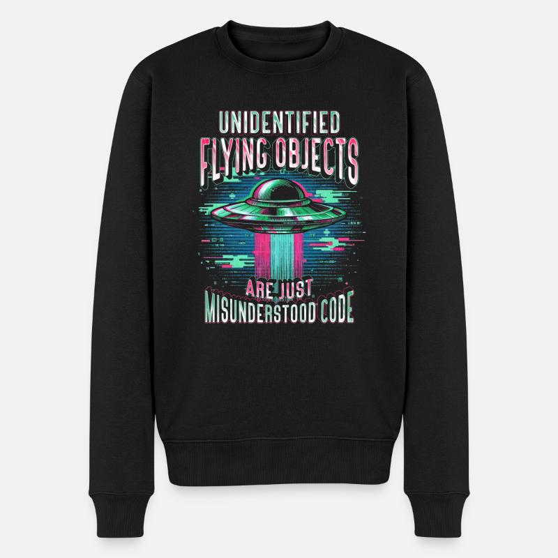 Robotics Engineer Misunderstood Code - Men's Premium Organic Jumper - black