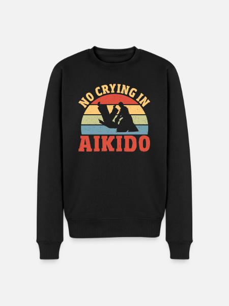 Aikido Martial Arts Gift - Men's Premium Organic Jumper - black