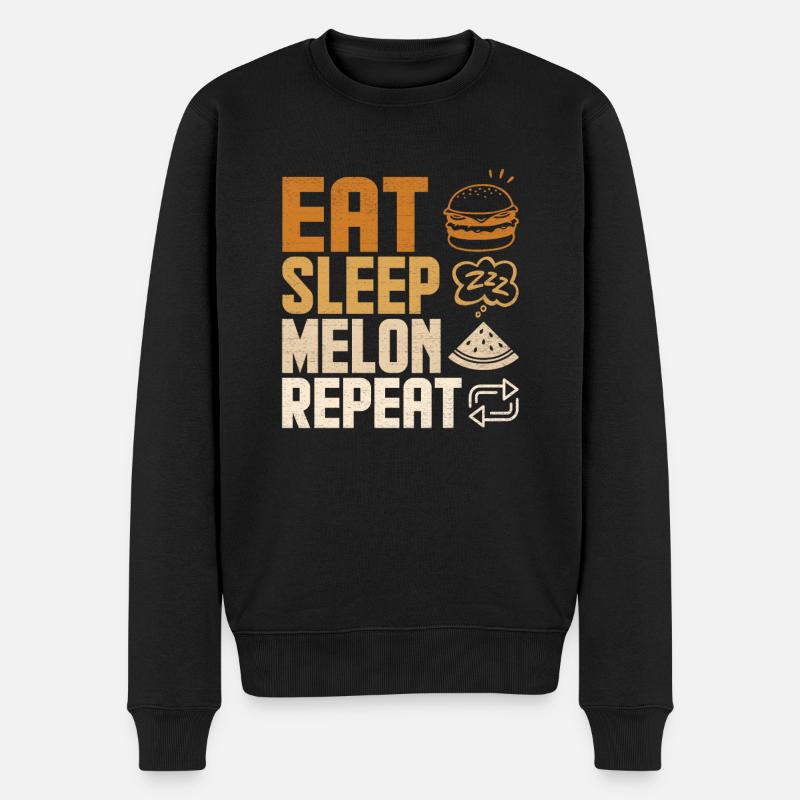 Melon Poison - Pull Premium bio Homme - noir