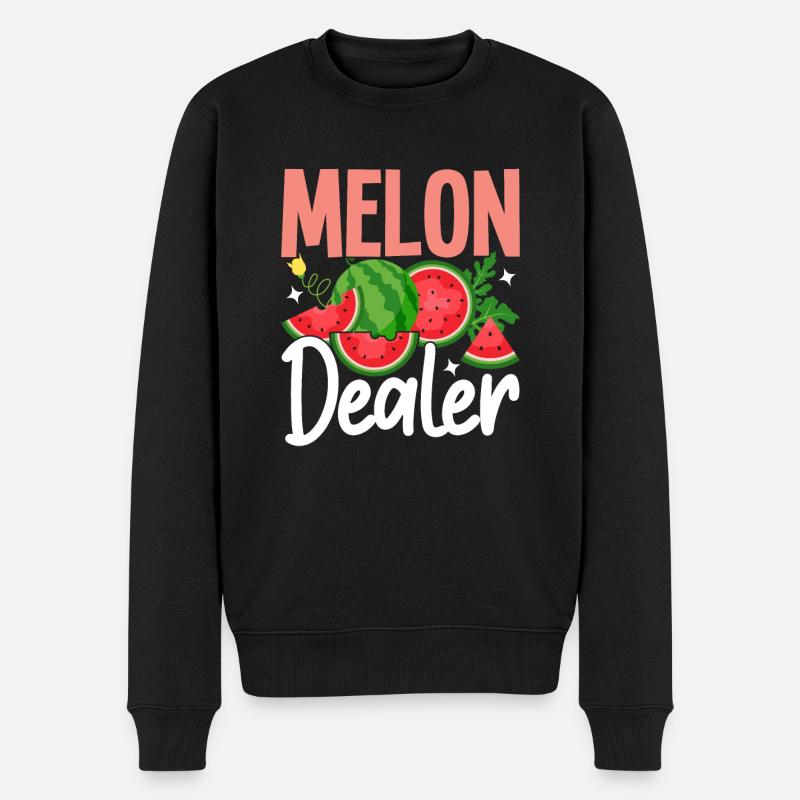 Melon Poison - Pull Premium bio Homme - noir