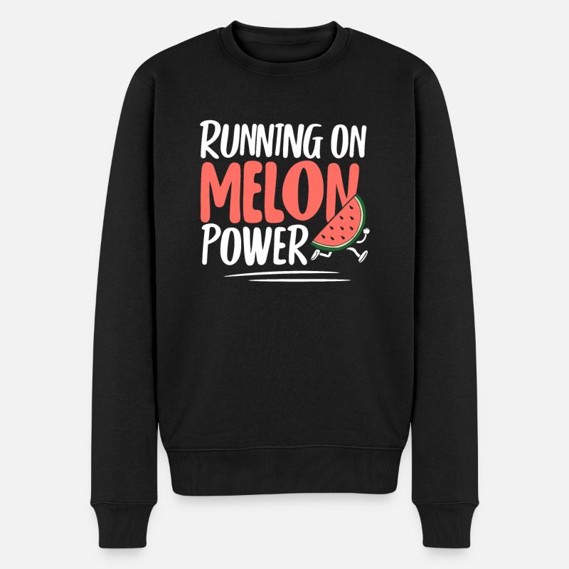 Melon Poison - Pull Premium bio Homme - noir