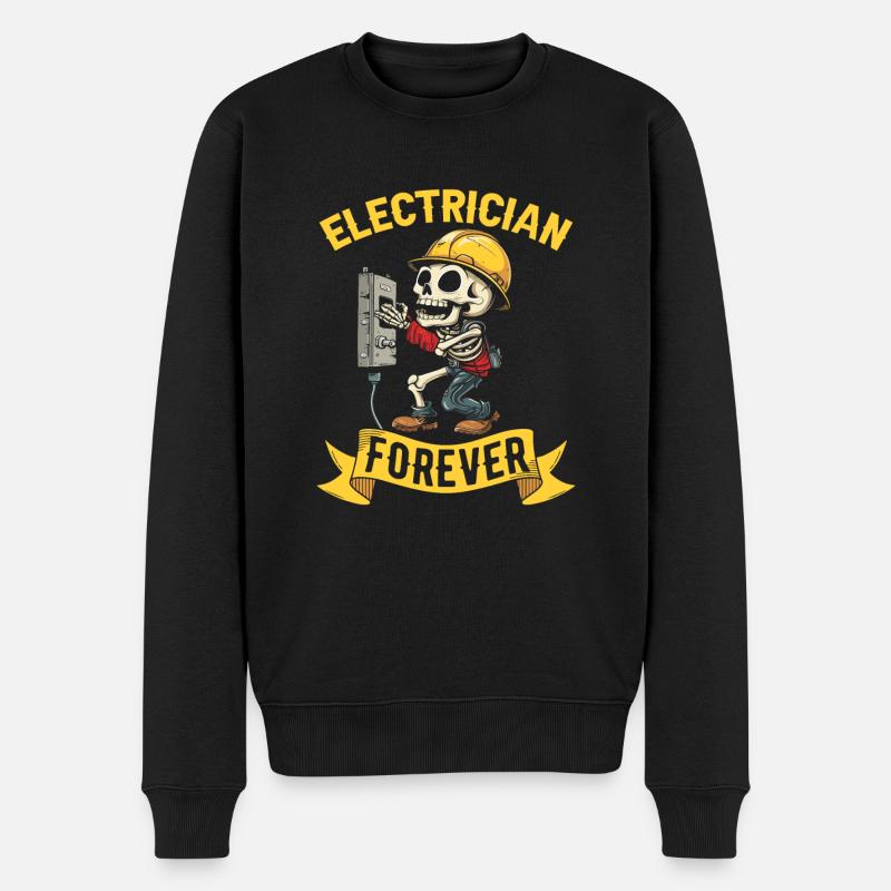 Électricien Électronicien Technicien en Electronique - Pull Premium bio Homme - noir