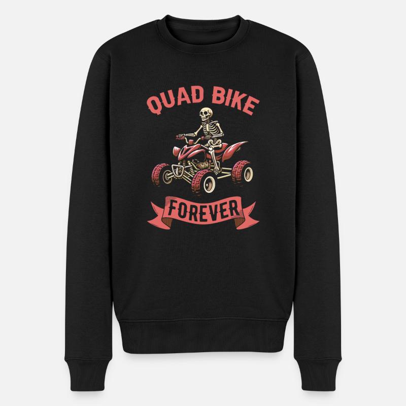 Quad Bike Skeleton - Pull Premium bio Homme - noir