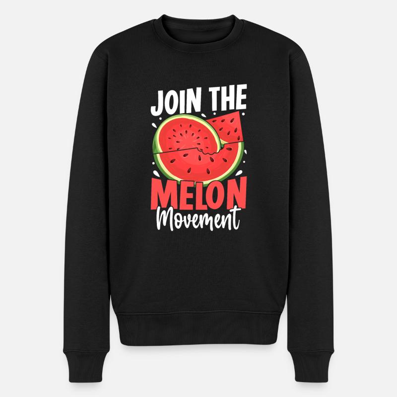 Melon Poison - Pull Premium bio Homme - noir