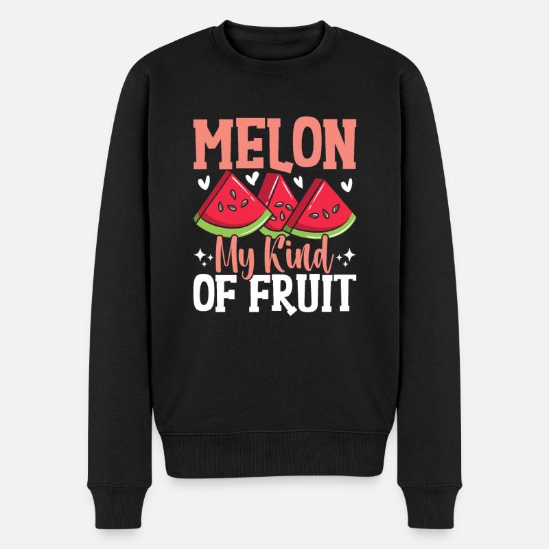 Melon Poison - Pull Premium bio Homme - noir