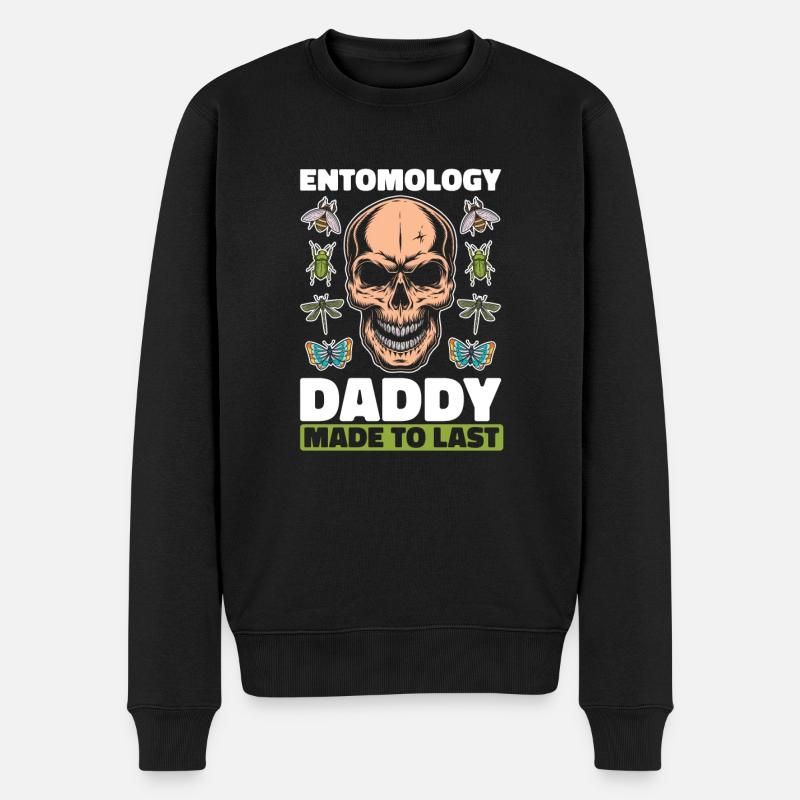 Entomologie Entomologiste Crâne d’insecte - Pull Premium bio Homme - noir