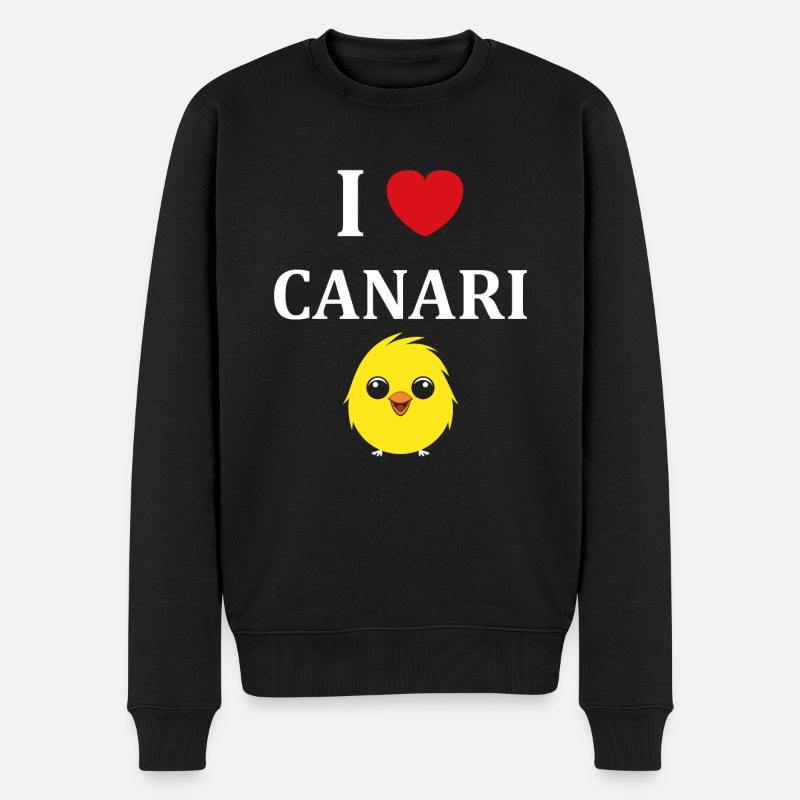Humour Canari - Pull Premium bio Homme - noir