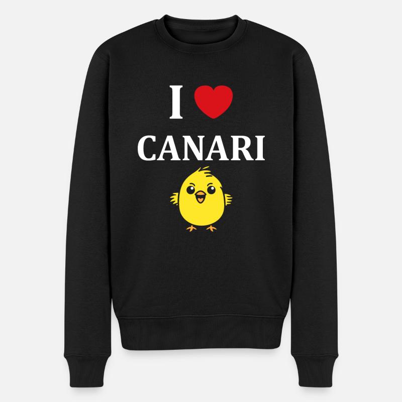 Humour Canari - Pull Premium bio Homme - noir