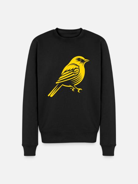 Canary - Men's Premium Organic Jumper - black