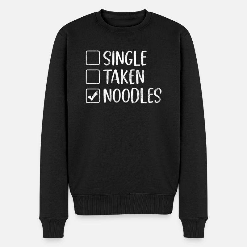 Cadeaux d’amoureux des nouilles - Pull Premium bio Homme - noir