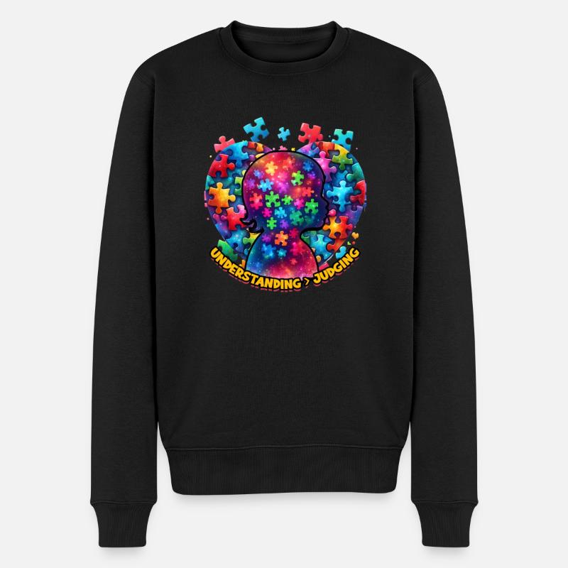 Autisme autiste - Pull Premium bio Homme - noir