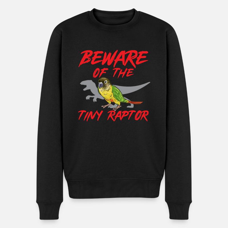 Molinasittich Papagei Vogel Sittich - Männer Premium Bio Pullover - Schwarz