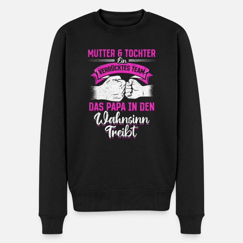 Mère et fille imbattables ensemble - Pull Premium bio Homme - noir