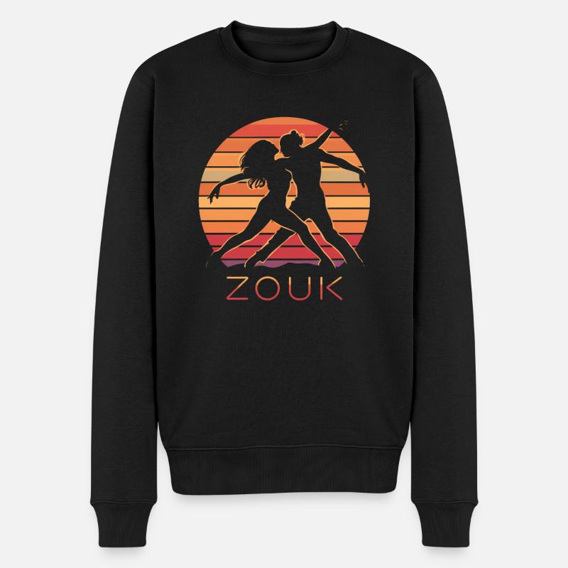 Cadeau de danse Zouk - Pull Premium bio Homme - noir