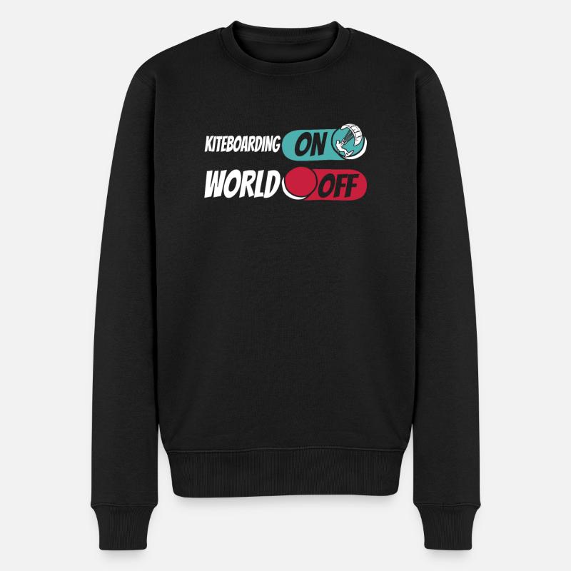 Kitesurfeur Kitesurf Kiting Kitesurf - Pull Premium bio Homme - noir