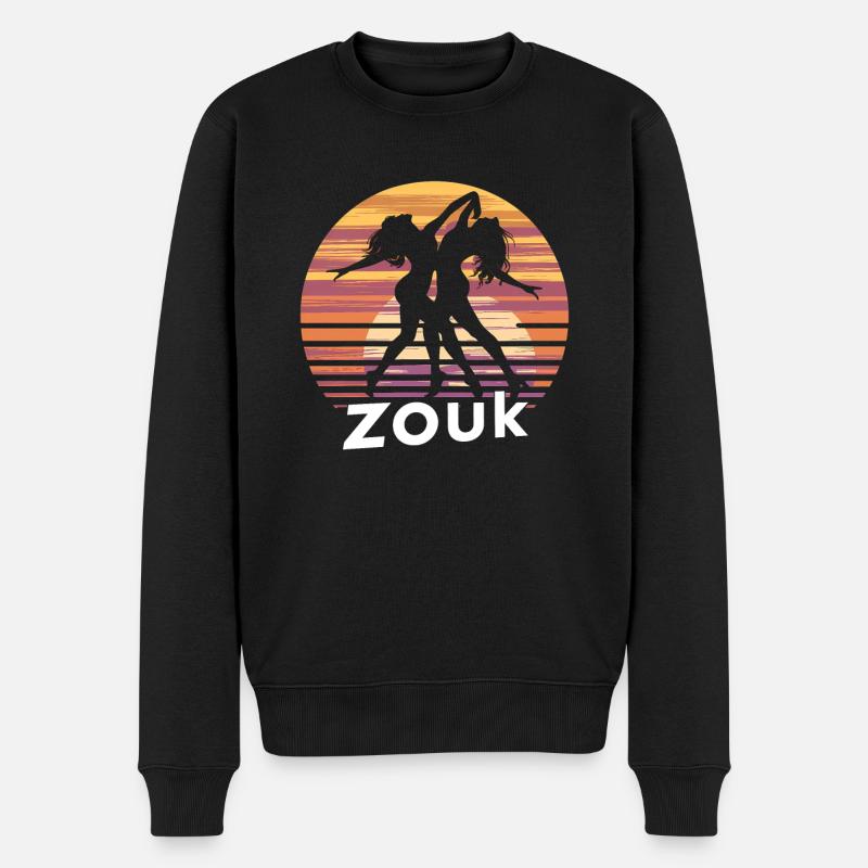 Zouk Dance Gift - Men's Premium Organic Jumper - black