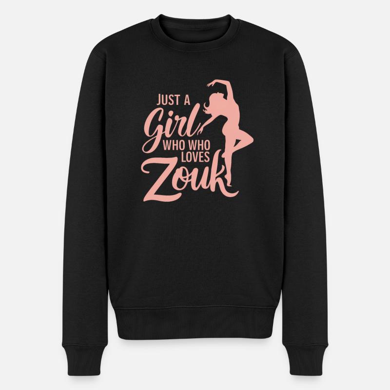 Zouk-Tanz-Geschenk - Männer Premium Bio Pullover - Schwarz