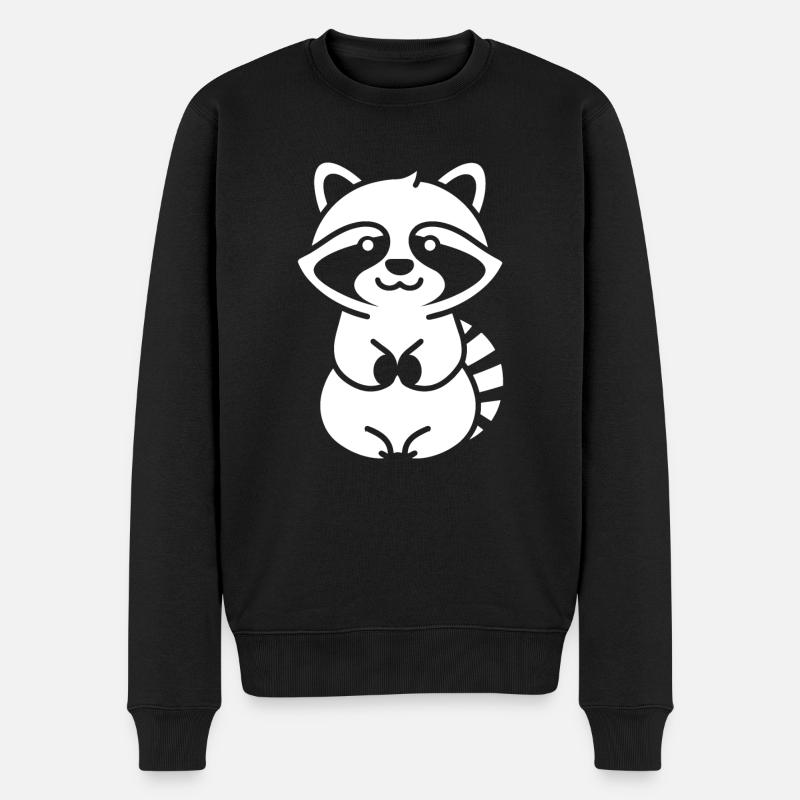Raton laveur - Pull Premium bio Homme - noir
