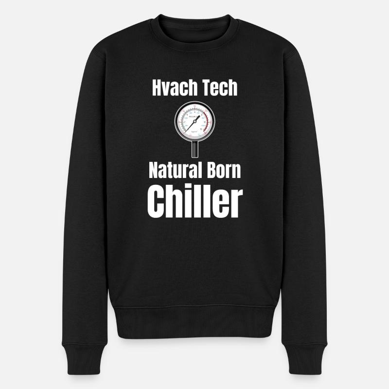 Hvac Tech Technician - Männer Premium Bio Pullover - Schwarz