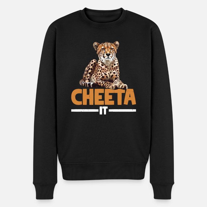 Cheeta It 2 - Männer Premium Bio Pullover - Schwarz
