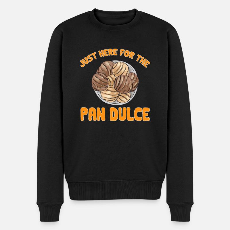 Concha Hispanic Mexikanisch Pan Dulce - Männer Premium Bio Pullover - Schwarz