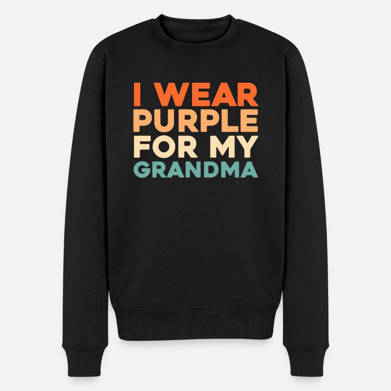 Alzheimer - Pull Premium bio Homme - noir