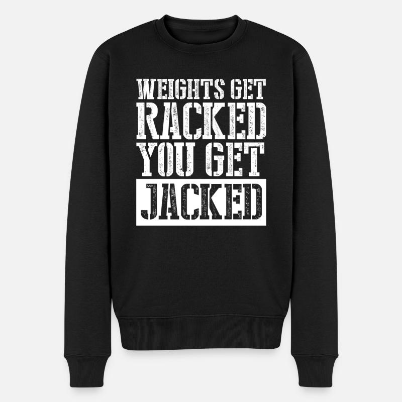 Bodybuilder Motivation Musculation - Pull Premium bio Homme - noir