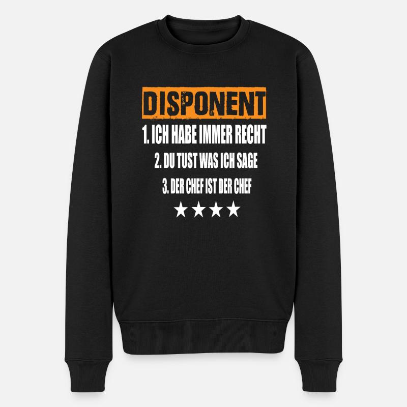 Planificateur - Pull Premium bio Homme - noir