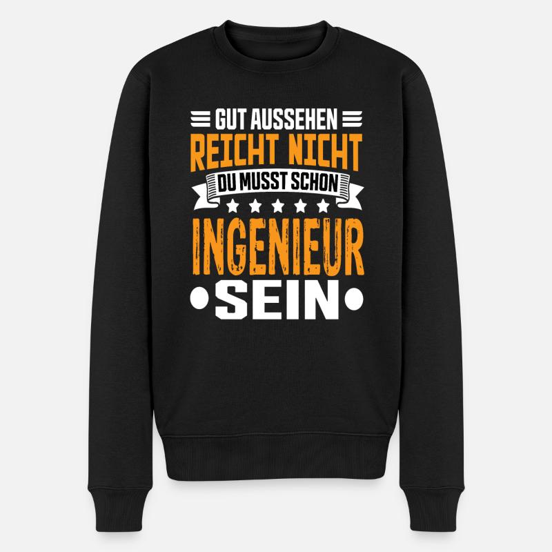 Ingénieur - Pull Premium bio Homme - noir