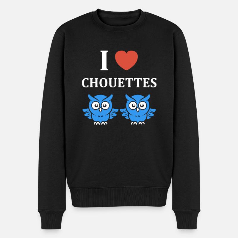 Humour chouette - Pull Premium bio Homme - noir