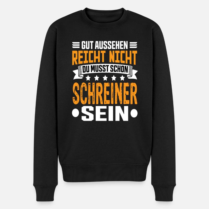 Carpenter Master Carpenter Carpentry Carpentry - Men's Premium Organic Jumper - black