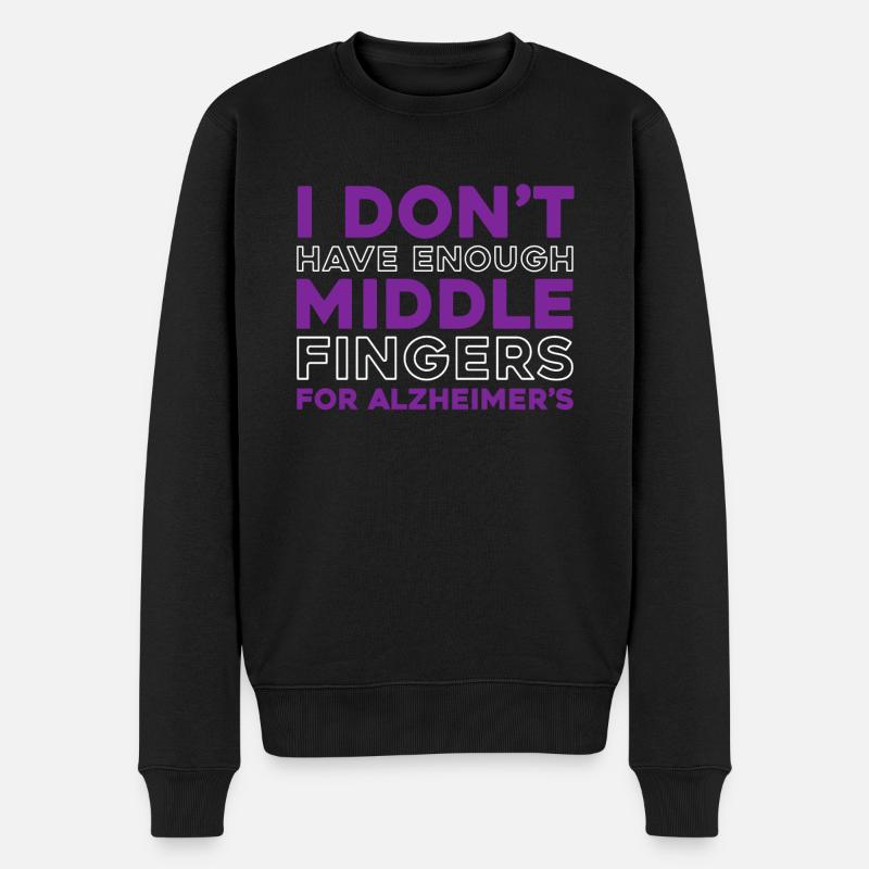 Alzheimer - Männer Premium Bio Pullover - Schwarz