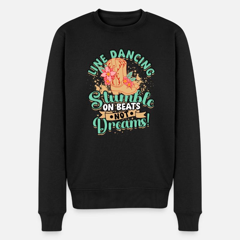 Danse en ligne - Pull Premium bio Homme - noir
