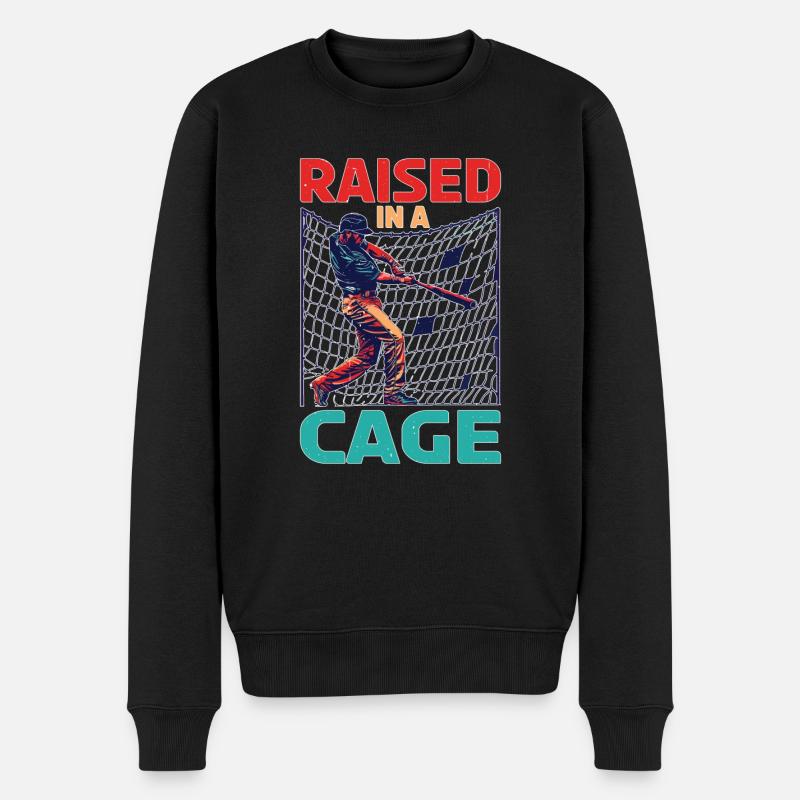 Élevé dans une cage 26 - Pull Premium bio Homme - noir