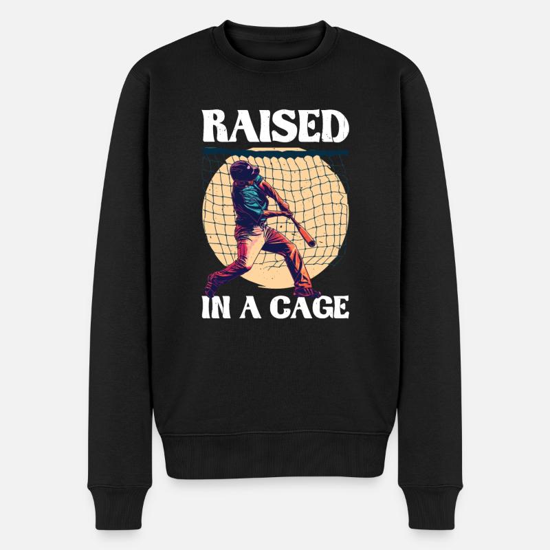 Élevé dans une cage 27 - Pull Premium bio Homme - noir