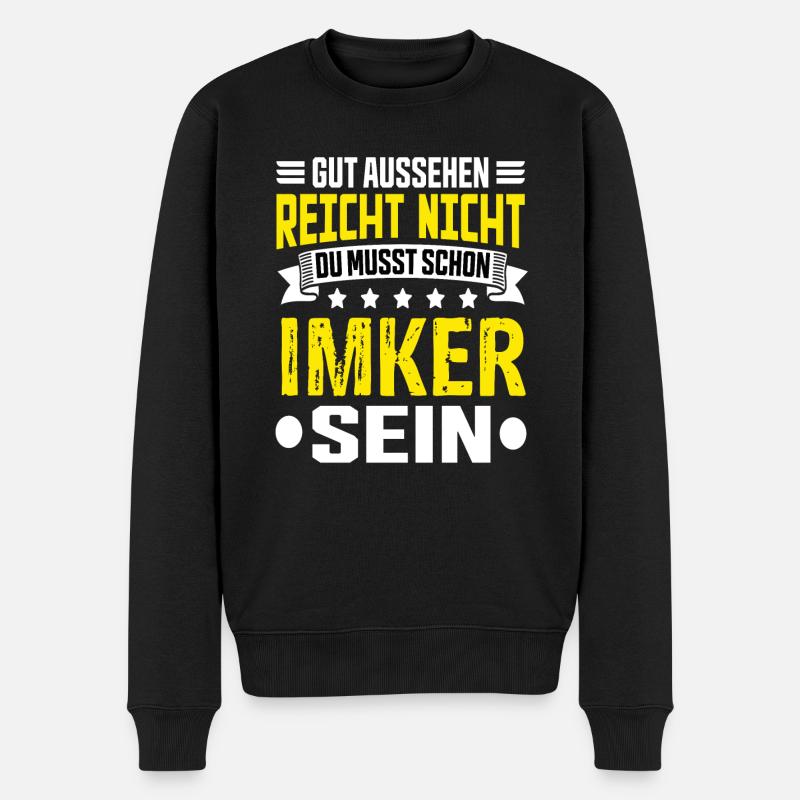 Imker - Männer Premium Bio Pullover - Schwarz