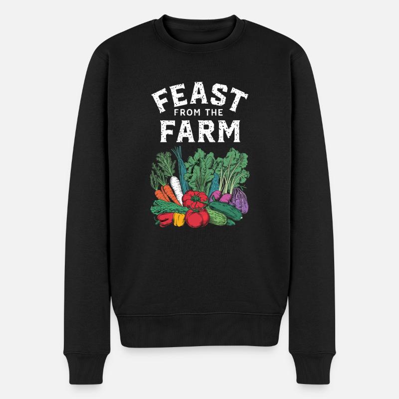 Marché fermier Agriculture Agriculture Alimentation - Pull Premium bio Homme - noir