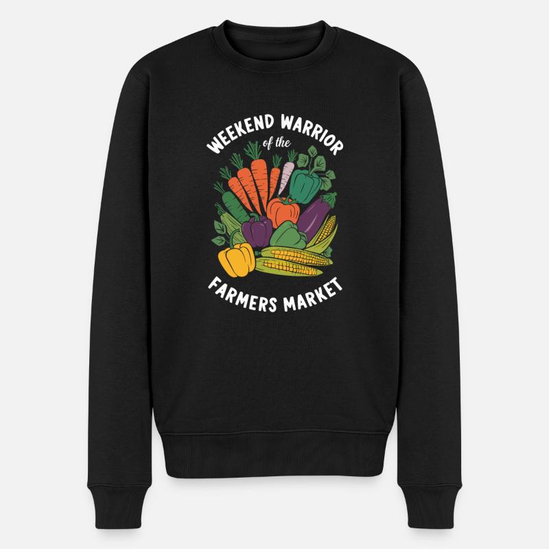Marché fermier Agriculture Agriculture Alimentation - Pull Premium bio Homme - noir