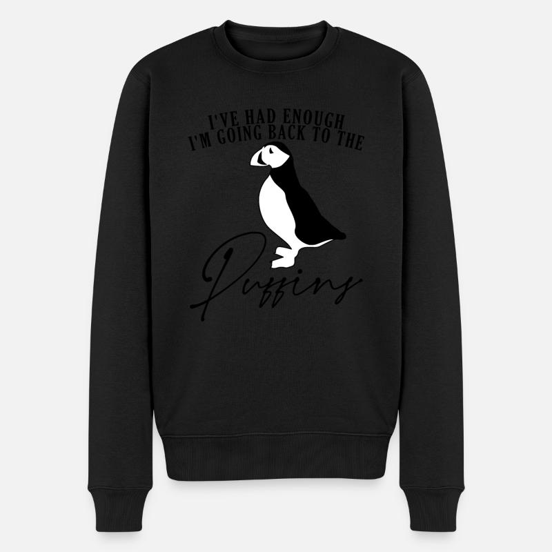 Macareux Macareux - Pull Premium bio Homme - noir