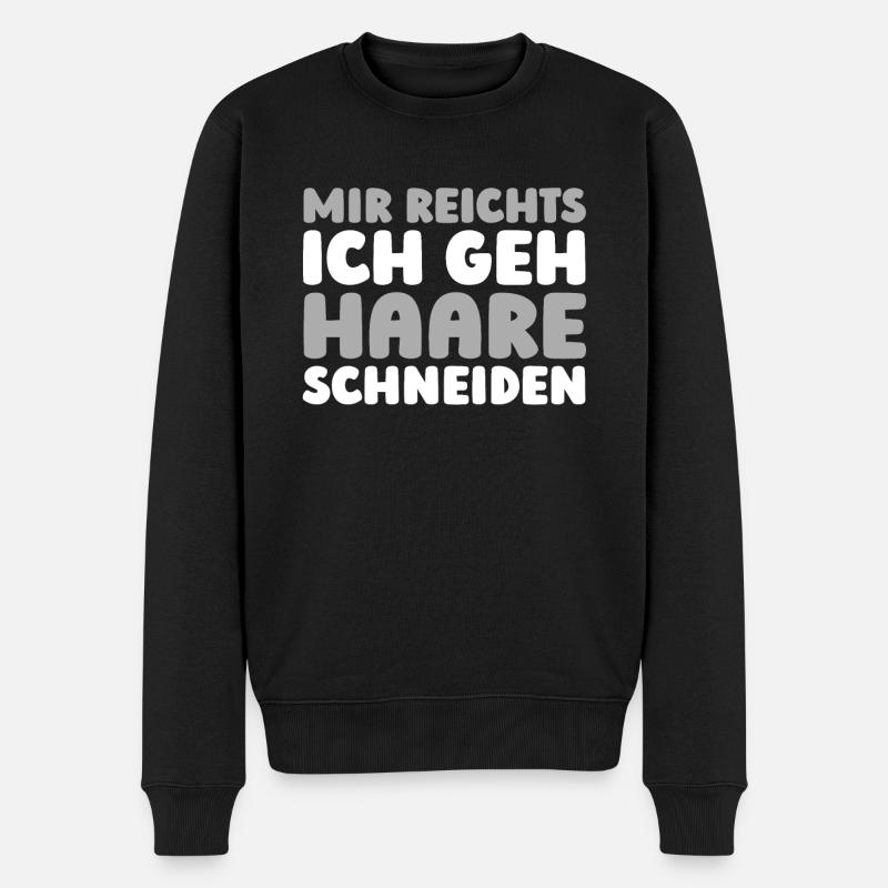Kellner Kellnerin - Männer Premium Bio Pullover - Schwarz