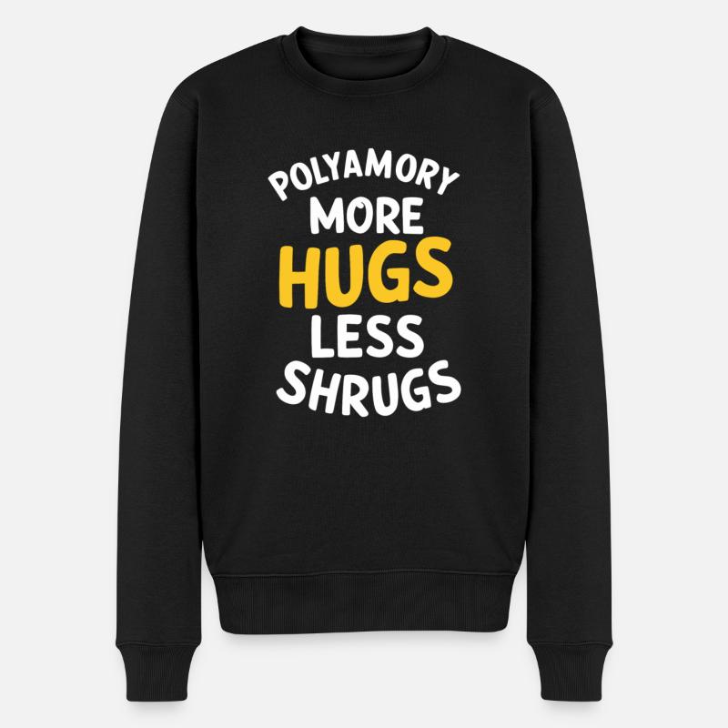 Communauté polyamoureuse Parentalité polyamoureuse - Pull Premium bio Homme - noir