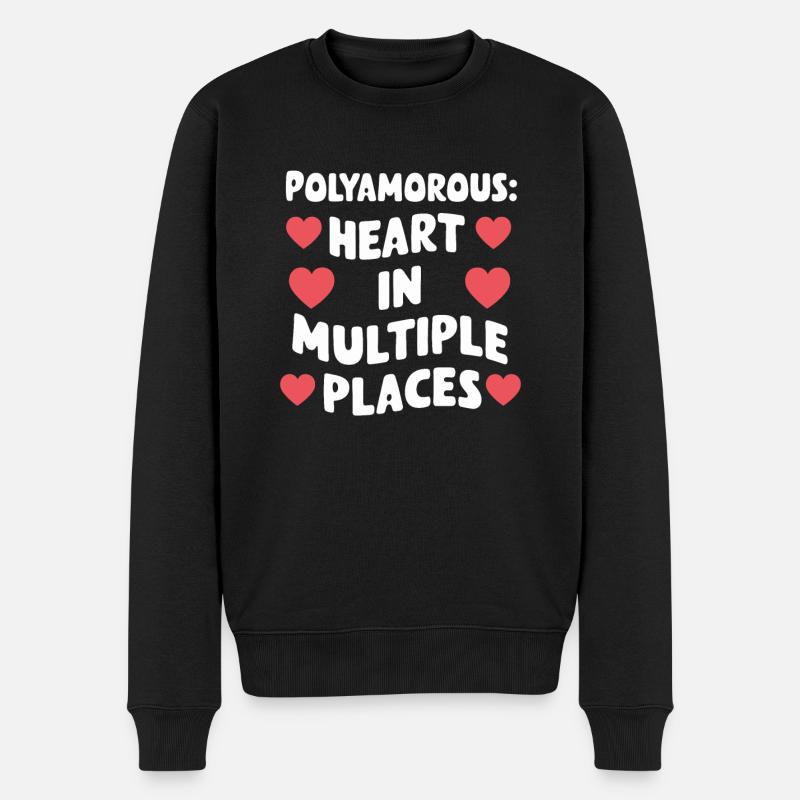 Communauté polyamoureuse Parentalité polyamoureuse - Pull Premium bio Homme - noir